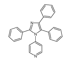 4-(2,4,5-triphenylimidazol-1-yl)pyridine Structure