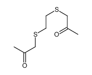 1-[2-(2-oxopropylsulfanyl)ethylsulfanyl]propan-2-one结构式