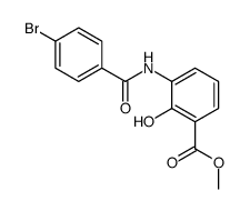 methyl 3-[(4-bromobenzoyl)amino]-2-hydroxybenzoate结构式