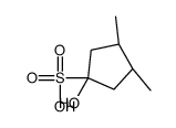 (3S,4S)-1-hydroxy-3,4-dimethylcyclopentane-1-sulfonic acid Structure