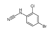 (4-bromo-2-chlorophenyl)cyanamide结构式