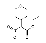 ethyl 2-nitro-2-(oxan-4-ylidene)acetate结构式