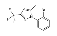 1-(2-bromophenyl)-5-methyl-3-(trifluoromethyl)pyrazole Structure