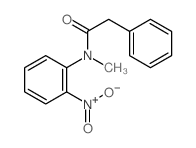 N-methyl-N-(2-nitrophenyl)-2-phenyl-acetamide Structure