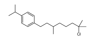 1-(7-chloro-3,7-dimethyloctyl)-4-propan-2-ylbenzene结构式