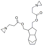 (octahydro-4,7-methano-1H-indenediyl)bis(methylene) bis(aziridine-1-propionate)结构式