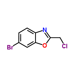 6-Bromo-2-(chloromethyl)-1,3-benzoxazole structure