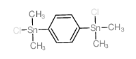 Stannane, 1, 4-phenylenebis[chlorodimethyl- structure