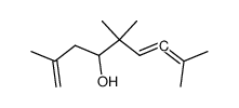 2,5,5,8-tetramethylnona-1,6,7-trien-4-ol Structure