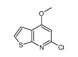 6-chloro-4-methoxythieno[2,3-b]pyridine Structure