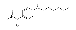 4-(hexylamino)-N,N-dimethylbenzamide结构式