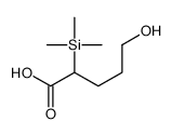 5-hydroxy-2-trimethylsilylpentanoic acid结构式