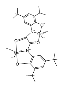 bis-(3,5-di-tert-butyl-2-oxo-phenyl)-oxamido-bis-(dimethylgermane) Structure