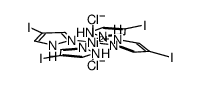 [NiCl2(4-iodopyrazole)4] Structure