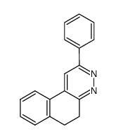 3-phenyl-9,10-dihydro-1,2-diazaphenanthrene Structure