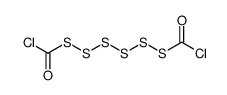 bis(chlorocarbonyl)hexasulfane Structure