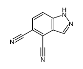 1H-indazole-4,5-dicarbonitrile Structure