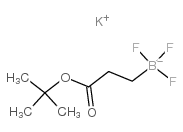 Potassium 3-trifluoroboratopropionate tert-butyl ester structure