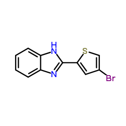 2-(4-Bromo-2-thienyl)-1H-benzimidazole结构式