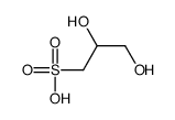 2,3-dihydroxypropanesulphonic acid structure