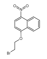 1-(2-bromoethoxy)-4-nitronaphthalene结构式