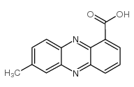 7-METHYL-PHENAZINE-1-CARBOXYLIC ACID结构式