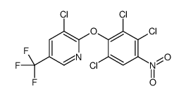 3-chloro-2-(2,3,6-trichloro-4-nitrophenoxy)-5-(trifluoromethyl)pyridine结构式