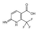 6-amino-2-(trifluoromethyl)pyridine-3-carboxylic acid Structure