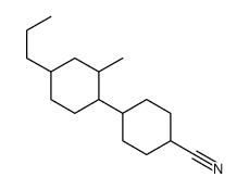 4-(2-methyl-4-propylcyclohexyl)cyclohexane-1-carbonitrile Structure