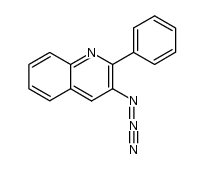 3-azido-2-phenylquinoline结构式