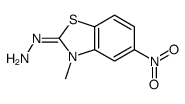(3-methyl-5-nitro-1,3-benzothiazol-2-ylidene)hydrazine Structure