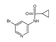 N-(5-bromopyridin-3-yl)cyclopropanesulfonamide structure