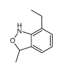 7-ethyl-3-methyl-1,3-dihydro-2,1-benzoxazole结构式