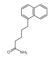 5-[1]naphthyl-valeric acid amide结构式