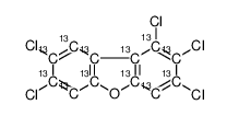 1,2,3,7,8-pentachlorodibenzofuran结构式