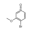 4-bromo-3-methoxypyridine 1-oxide Structure