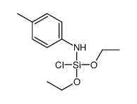N-[chloro(diethoxy)silyl]-4-methylaniline Structure