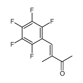 3-methyl-4-(2,3,4,5,6-pentafluorophenyl)but-3-en-2-one结构式
