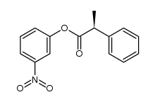 (+)-(S)-m-nitrophenyl α-phenylpropionate Structure