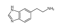 2-(1H-BENZO[D]IMIDAZOL-5-YL)ETHANAMINE结构式