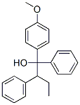 1-(p-Methoxyphenyl)-1,2-diphenylbutanol structure