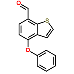 4-PHENOXYBENZO[B]THIOPHENE-7-CARBALDEHYDE Structure