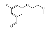 3-bromo-5-(2-methoxyethoxy)benzaldehyde structure