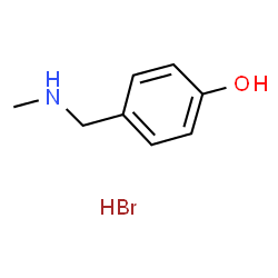 4-[(methylamino)methyl]phenol hydrobromide Structure