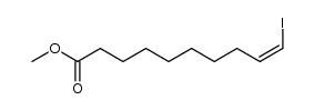 10-iododec-9(Z)-enoic acid methyl ester Structure