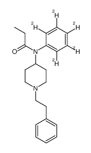 fentanyl-d5 Structure