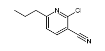 2-Chloro-3-cyano-6-propylpyridine结构式