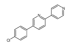 5-(4-chlorophenyl)-2-pyridin-4-ylpyridine结构式