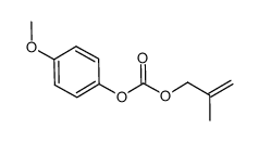 4-methoxyphenyl (2-methylallyl) carbonate Structure