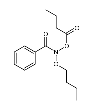 N-butanoyloxy-N-butoxy-benzamide Structure